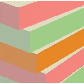 SlickyNotes (4-Pad, 4″ X 4″) Yellow Glue Free Static Cling Sticky Notes - Reusab