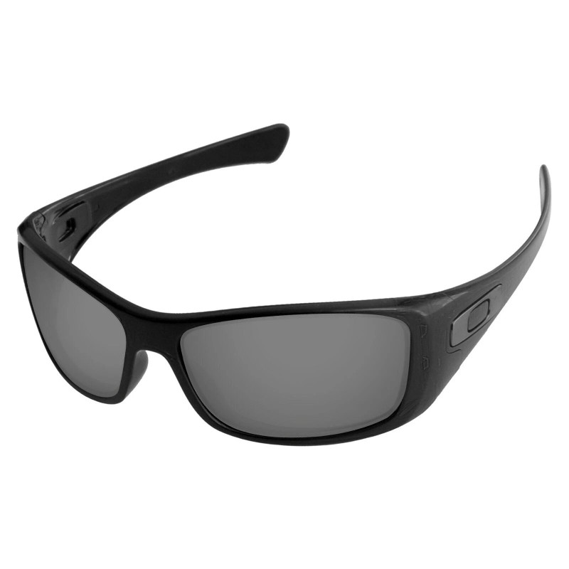 Oakley Lenslog Black Chrome Polarized Replacement Lenses For-Oakley Hijinx Sunglasses
