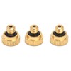 20Pcs Brass Atomizing Nozzle Gardening Misting Spraying Tool Set 0.3mm