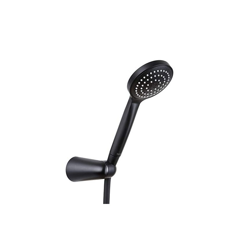 TATAY 1-function black ABS shower holder kit, including multi-position holder,