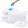 SPRINGSPIRIT Pillow Protectors King Size 50 x 90 cm 100%