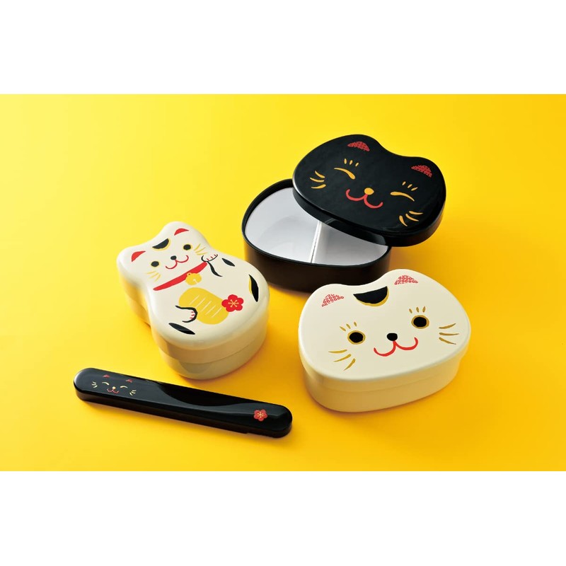 Tatsumiya Cat Facial Bento Cat Cat Size: Approx. W15 D11.2