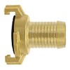 Variosan Plain Brass Quick Hose Connector, Nozzle, Untreated Brass, Geka