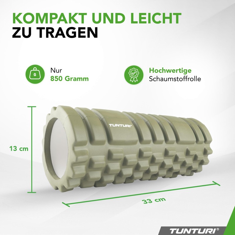 Tunturi Yoga Grid Foam Roller - Back Spine Roller -