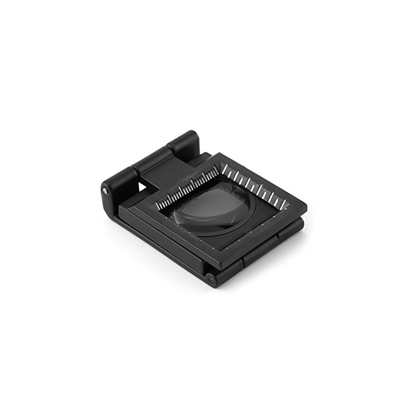 Folding Pocket Magnifier,Magnifying Glasses 0X Pocket Standing Foldable Magnifier Loupe