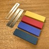 Fret Sanding/polishing rubber Set, 4pcs. with Fingerboard Guards - FPRSET