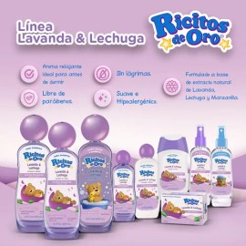 Shampoo Ricitos de Oro Lavanda y Lechuga 250ml                                                                                                        