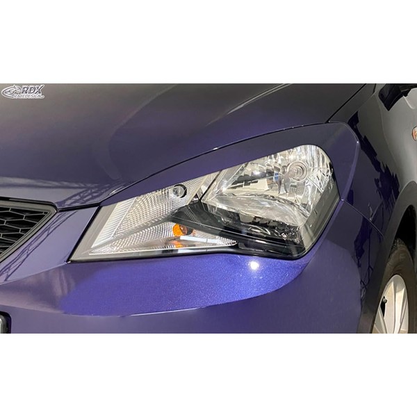 Head light spoilers compatible with Seat Mii 2011- (ABS)