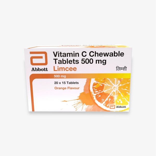  LIM.CEE Chewable Natural Vitamin C Chewable Tablets 500mg ||