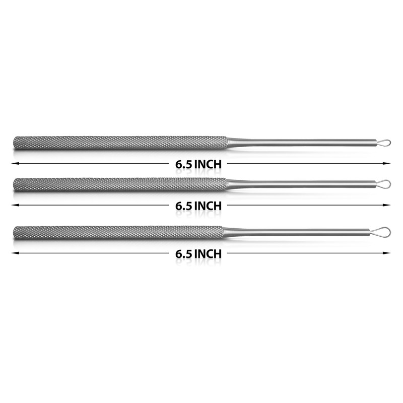 Billeau Ear Wax Removal Tool Set, Stainless Steel Ear Loop