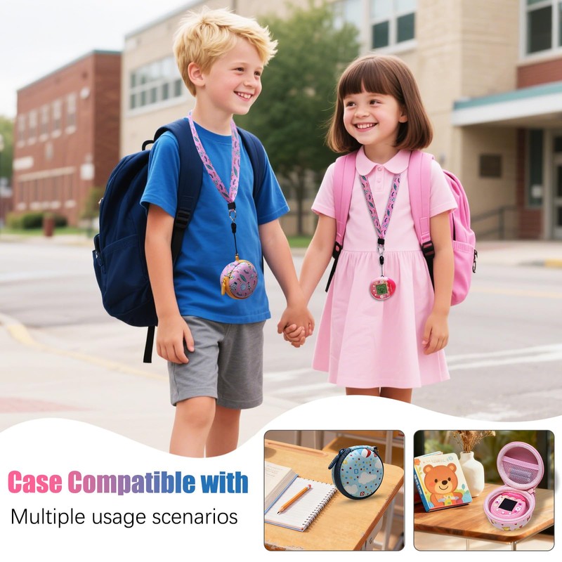 LTGEM Case Compatible with Tamagotchi Pix/Tamagotchi Original, Protective Carrying Case