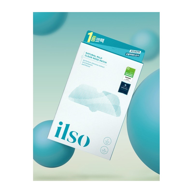 [2 SET] Ilsoh Natural Mild Clear Nose Pack 5 pieces