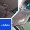 Driver Left Side Sun Visor Replacement Compatible with Tacoma 2005-2015,