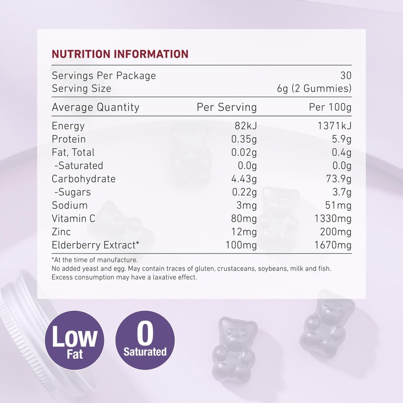 Unichi Unichi Women's Multi-Nutrient Gummy and Elderberry Immune Gummy