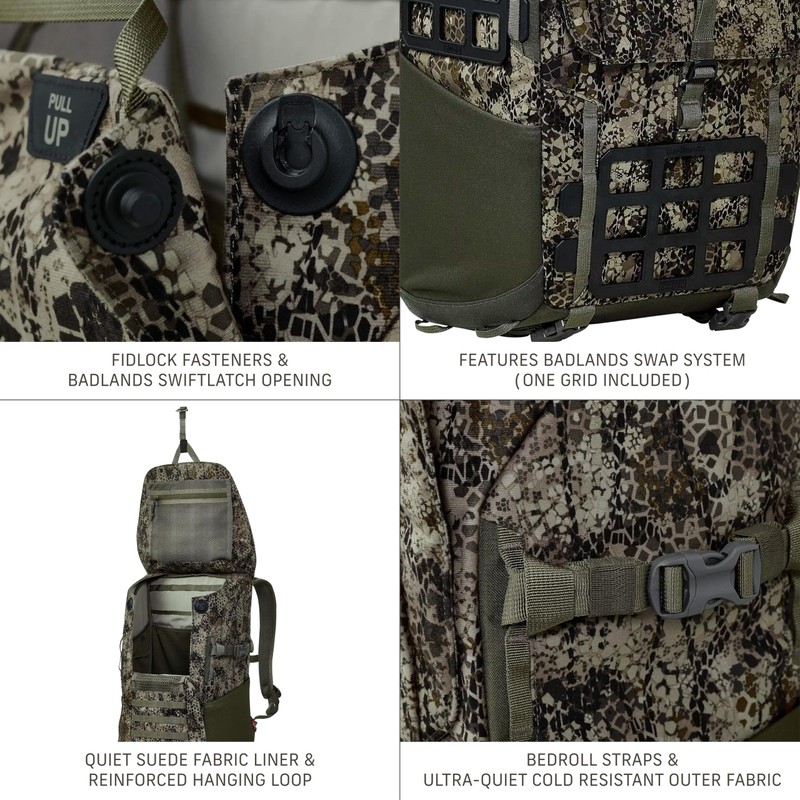 Badlands Rise Pack - Waterproof Hunting Backpack, Fidlock Fasteners, Hydration