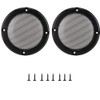 2 pcs 6.5 inch Audio Speaker Cover Decorative Circle Protective