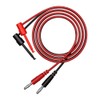 CZJZDZ 2pcs Banana Plug to Test Hook Clips Test Lead