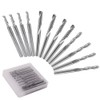 Gasea 12pcs 1/8" Shank Tungsten Carbide End Mill Cutter Bits