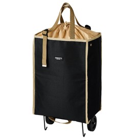 レップ(Rep) Cocoro(コ・コロ) ショッピングカート キュイール ハンディトートカート ブラック 30L 荷物フック 無地 折り畳み式 ポケット収納 保冷 保温 エコバッグ 買い物 おしゃれ 可愛い シンプル 便利 コンパクト 軽量 キャンプ 運動会 花見 542507