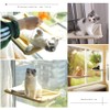 AOI Cat Hammock, Space-Saving Design, Window Pole, Hanging with Large