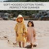 ZICOTO Stylish Hooded Beach Towel for Kids - Extra Soft