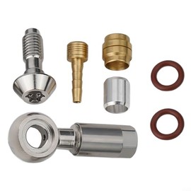 Bike Hydraulic Hose Fitting Insert Banjo Fit For MAGURA MT4 MT6 MT8 MT5 MT7, for Bicycle Brake Tubing Fitting Set, Disc Brake Hose Olive Connector Insert (A)