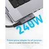 XAOSUN Adaptador USB C de Ángulo Recto, USB C a