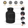 Linkool Upgrade 20 lbs Propane Tank Cover,Black,Hides Often Ugly/Rusty/Dirty Tank
