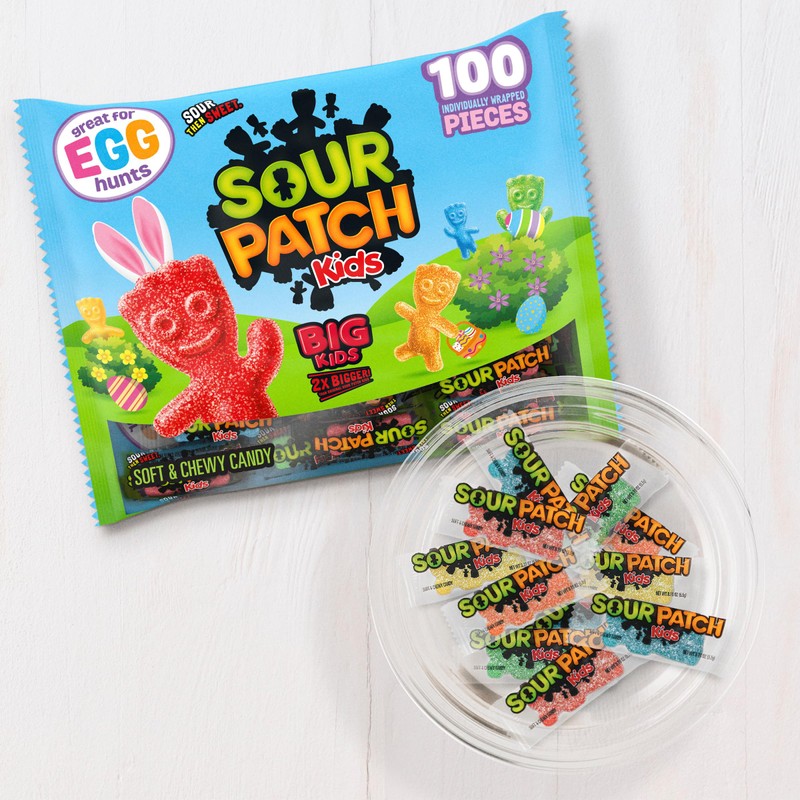 SOUR PATCH KIDS Big Kids Individually Wrapped Soft & Chewy