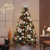 BOOSHMall Christmas Tree Topper Star, Christmas Tree Topper Glitter, Christmas