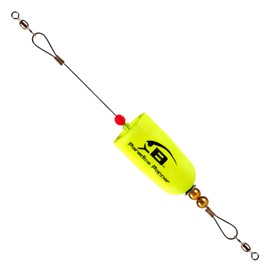 Bomber Lures Paradise Popper X-Treme Popping Cork Float for Carolina Rig, Saltwater Fishing Gear and Accessories, Yellow, Popper