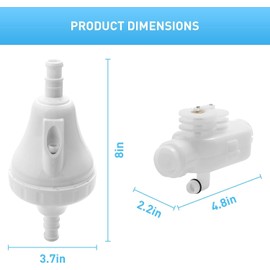 G52 Backup Valve Replacement Kit for Polaris Pool Cleaner, Compatible with Polaris 180,280,380,480,3900 Pool Cleaner, The Valve Body has Been Reinforced, Longer Life Than Zodiac G52