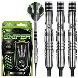 Winmau Sniper 20g Softip Tungsten Darts with Prism Flights and Shafts (Stems)