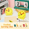 Henoyso 6 Pcs Teaching Clock for Kids to Learning Telling
