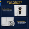 DWVO Fuel Pump with Pressure & Level Sensor Compatible with