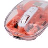 Transparent Computer Mouse 2.4G BT1 BT2 Tri Mode USB Rechargeable