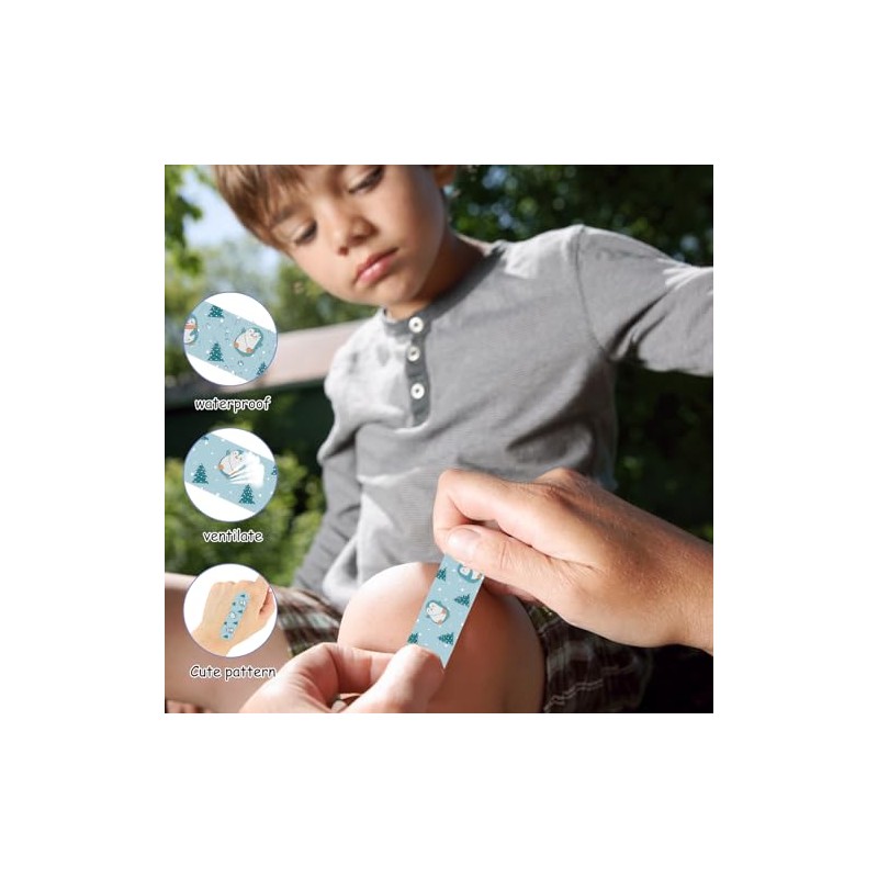 200 Sheets Children's Plaster Set with Cute Cartoon Motifs -