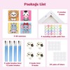 MXJSUA 4 Pack Cute Cartoon Animals Paint by Numbers Kit