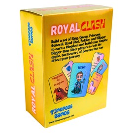 Royal Clash: A Family-Friendly Card Game for 2-6 Players. Guarantees Unforgettable Game Night with Friends and Family. Travel-Friendly, Easy to Learn, Very Engaging, Ideal Gift for All Ages.