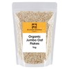 Organic Jumbo Oat Flakes 1kg by Manor Springs Organic