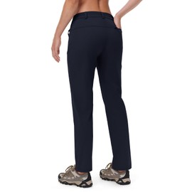 Rdruko Women's Hiking Pants Lightweight Quick Dry Water Resistant Outdoor Travel Work Pants,Navy, L