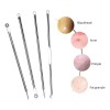 Kit Sacacomedones Remover Espinillas Y Puntos Negros 4 Pzas