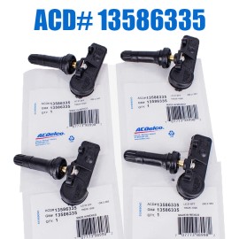 Factory/OEM 4Pcs Genuine OEM TPMS Tire Pressure Monitoring Sensor 13586335 For For Chevy GMC