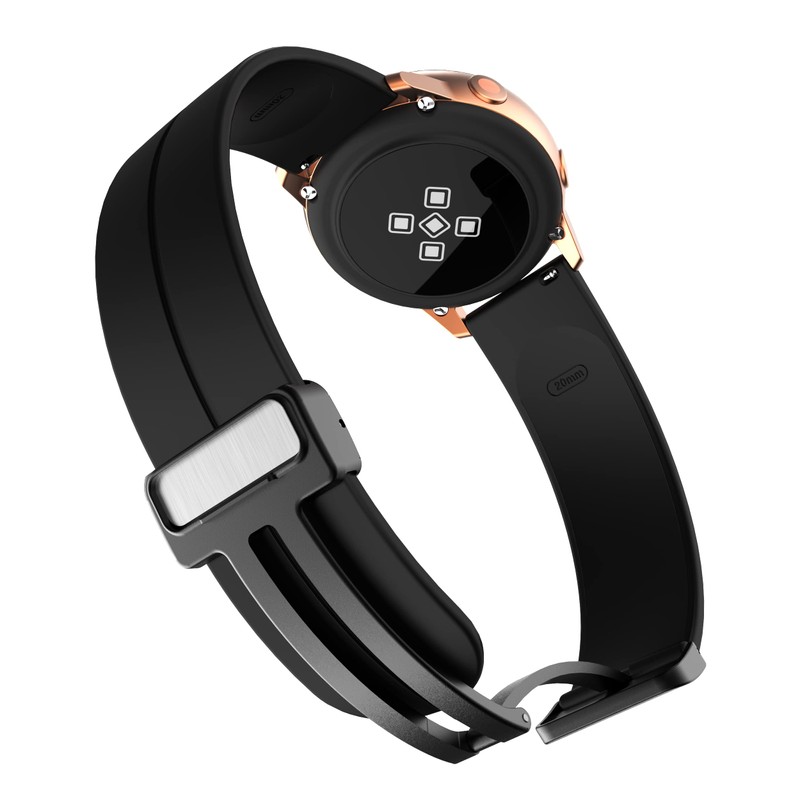 Compatible with ALPHAGEAR Smartwatch Bands, 22mm Quick Release Silicone Sport