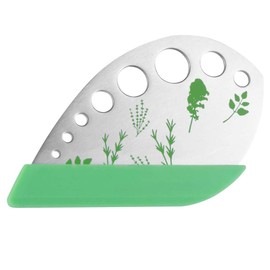 Herb Stripper 9 Holes,Stainless Steel Herb Stripping Tool Kitchen Herb Peeler for Kale, Collard Greens, Basil Thyme, Rosemary by CoiTek
