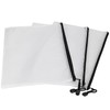 KEILEOHO 24 PCS A4 Plastic Zip Wallet, Folders Zip Wallet