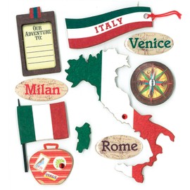 K&Company Italian Destination Grand Adhesions Stickers