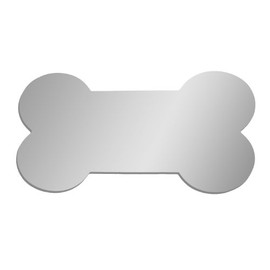 Glossy Gallery Dog Bone Shatterproof Acrylic Safety Mirror - 12 inch