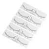 100PCS Eyebrow Ruler Stencils Disposable PVC Clear Scale Brow Microblading