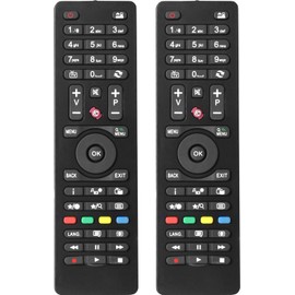 Pack of 2 RC4875 Universal Replacement Remote Control Compatible with Telefunken TV RC4870